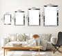 Wallity Conjunto de 3 Cuadros Decorativos Huhu408 Multicolor 50 x 70 cm